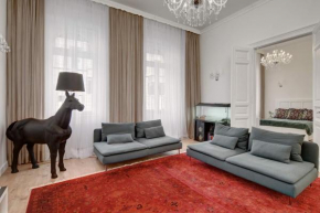 The apartment is located in the city center.